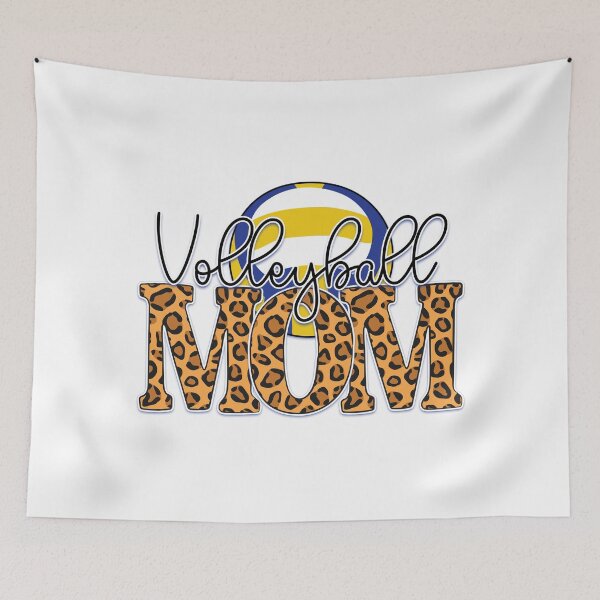 Item preview, Volleyball Mom Game Day Vibes Retro Leopard designed and sold by Krasnovaovaova.