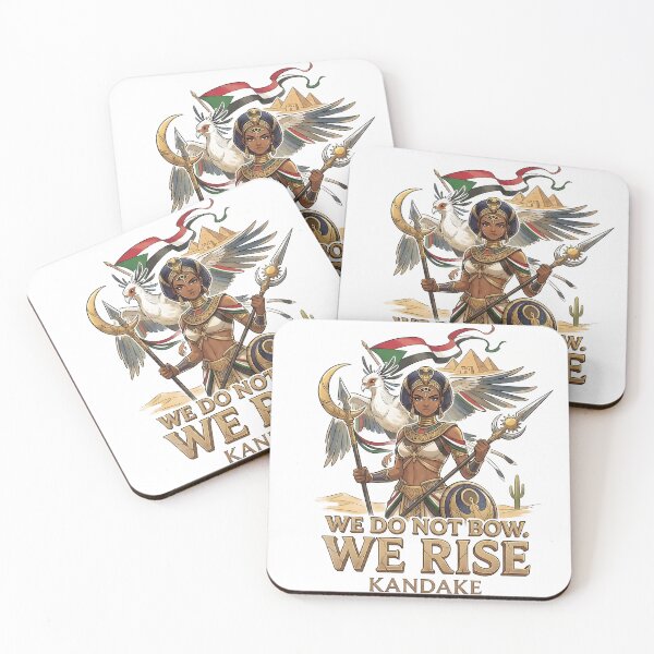 Item preview, Sudanese Kandake Warrior Queen and Secretary Bird designed and sold by VoidAnimeStudio.