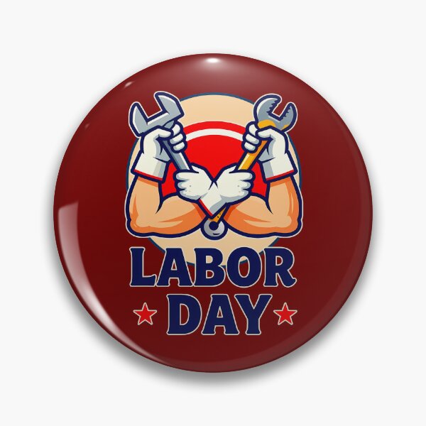 Artikelvorschau, Labor Day Strong Worker Hands Illustration entworfen und verkauft von Topoartispp.