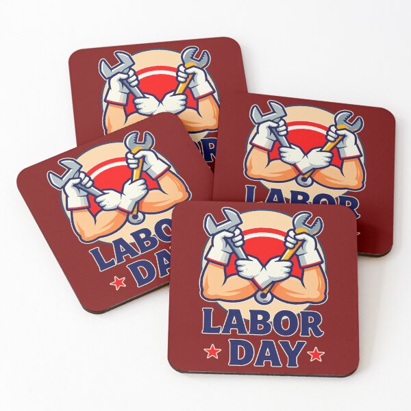 Artikelvorschau, Labor Day Strong Worker Hands Illustration entworfen und verkauft von Topoartispp.