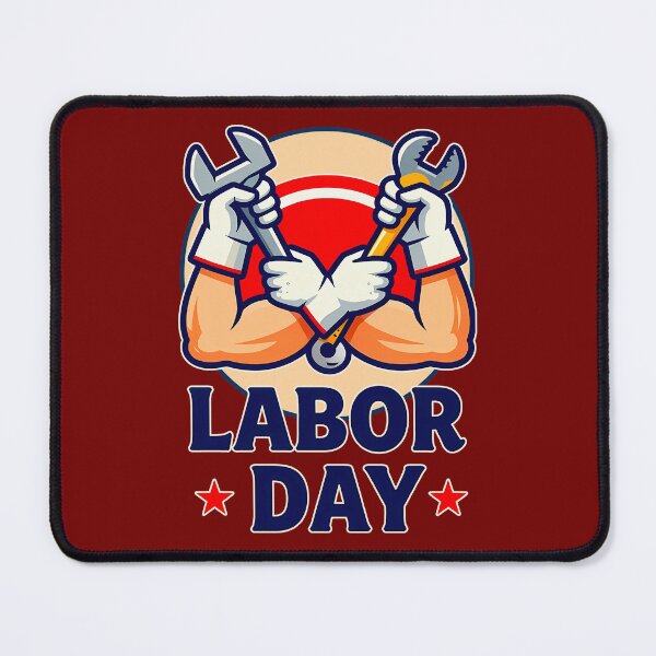 Item preview, Labor Day Strong Worker Hands Illustration designed and sold by Topoartispp.