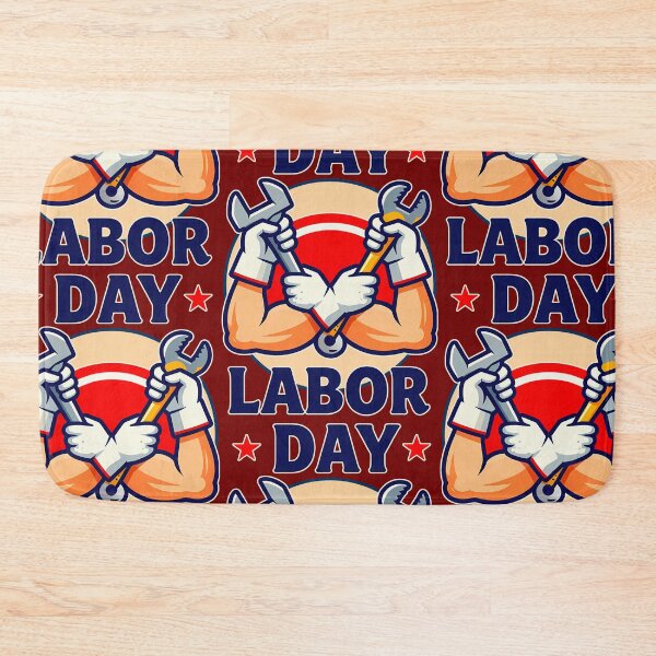 Item preview, Labor Day Strong Worker Hands Illustration designed and sold by Topoartispp.
