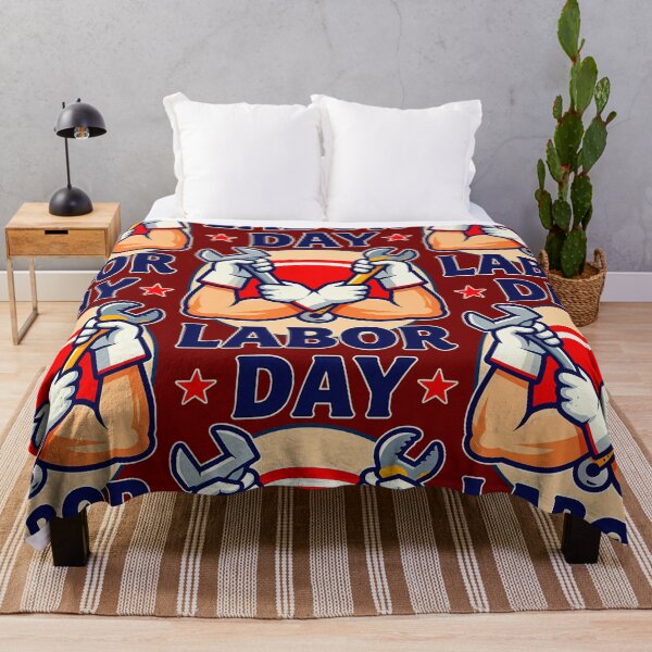 Item preview, Labor Day Strong Worker Hands Illustration designed and sold by Topoartispp.