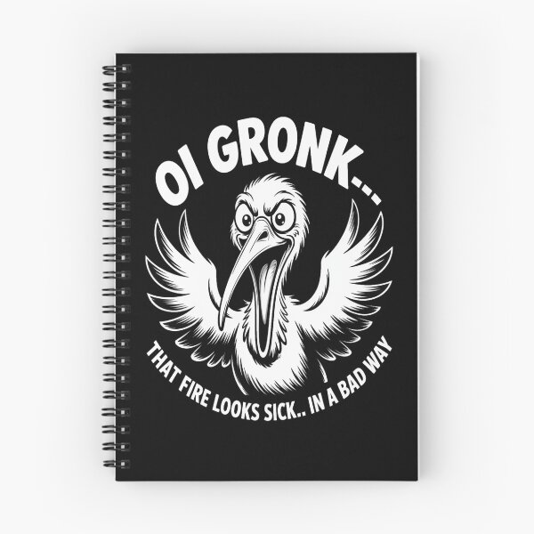 Item preview, Oi Gronk Bad Fire Bin Chicken designed and sold by stickercuffs.