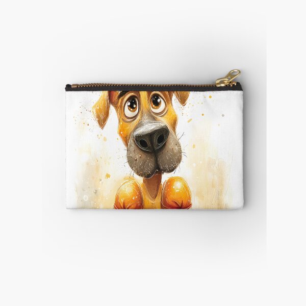 Item preview, Cartoon Dog Boxer Ready for Action in the Ring designed and sold by Artessie.