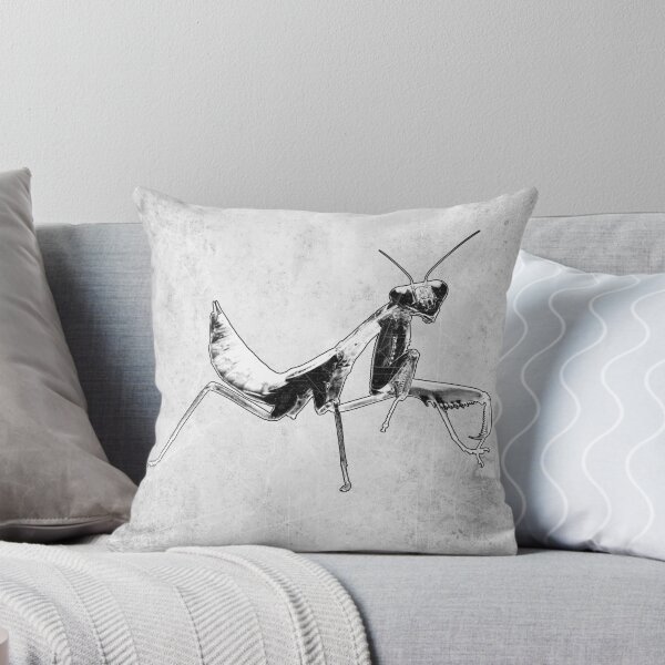 Item preview, Praying Mantis II Dark Macro Entomology Specimen Art designed and sold by Ghoul Enterprises.
