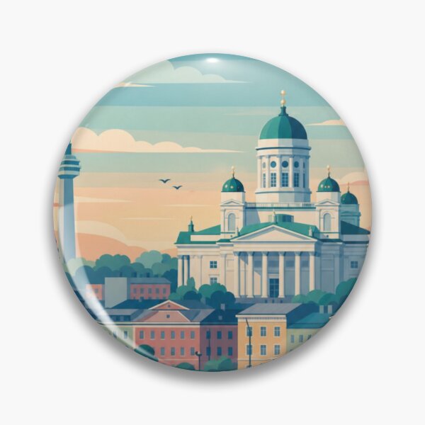 Item preview, Helsinki Finland Travel Poster designed and sold by MatthewHeights.