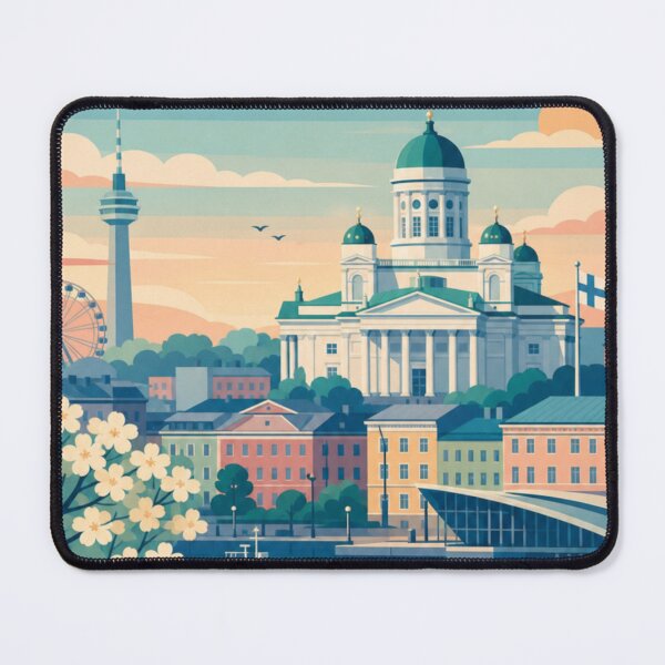 Item preview, Helsinki Finland Travel Poster designed and sold by MatthewHeights.