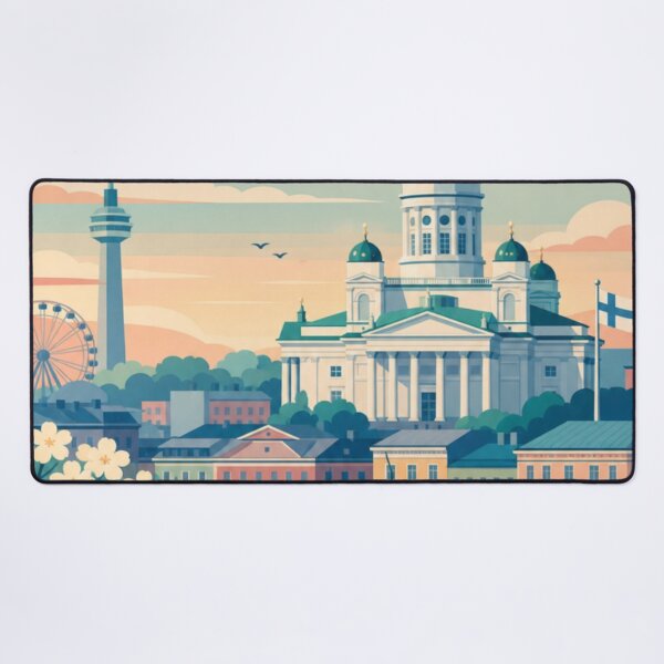 Item preview, Helsinki Finland Travel Poster designed and sold by MatthewHeights.