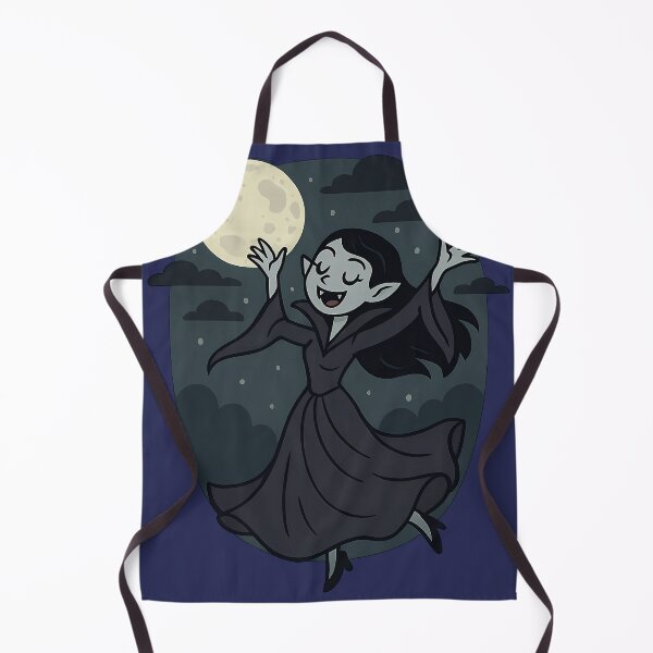 Item preview, Spooky Cute Vampiress Under Full Moon – Kawaii Gothic Night Sky designed and sold by designsbyhw.