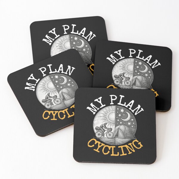 Item preview, My Plan Cycling Adventure Vintage Etching Style designed and sold by Bajszon.