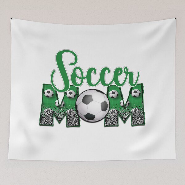 Item preview, Soccer Mom Leopard Print - Retro Gameday Aesthetic designed and sold by Krasnovaovaova.