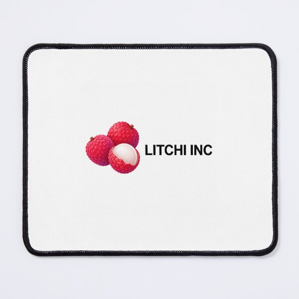 Item preview, Litchi Inc – Funny Minimal Fruit Logo | Cartoon Lychee Aesthetic Sticker designed and sold by ChiaraBoutiqueArte.