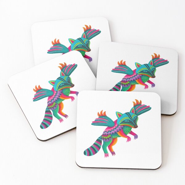 Item preview, Spirit Raccoon Alebrije designed and sold by XollinArtz.