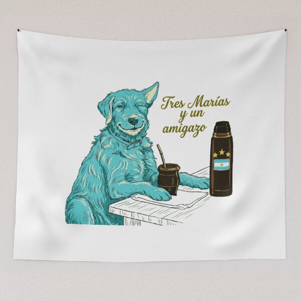 Item preview, Argentine Dog Preparing Mate Three Marias designed and sold by DanBral23.