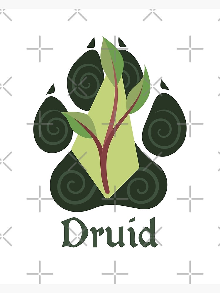 Dandd Druid Class Sticker Poster For Sale By Gartisan Redbubble 6659