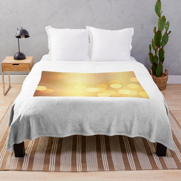 Item preview, Abstract yellow gold background with bokeh designed and sold by alesanko.