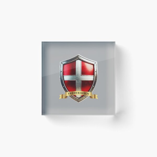 Item preview, Frederiksen Denmark Pride Shield designed and sold by Highlandkings.