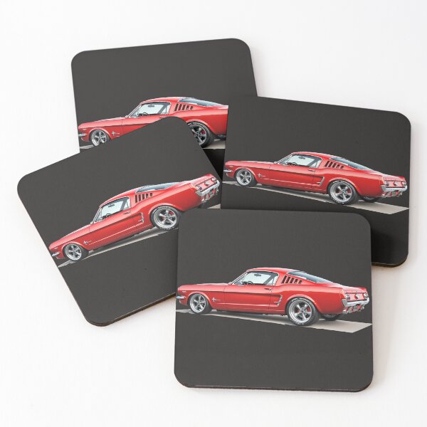 Item preview, Red Pony Car FastBack designed and sold by Crazy Ronald.