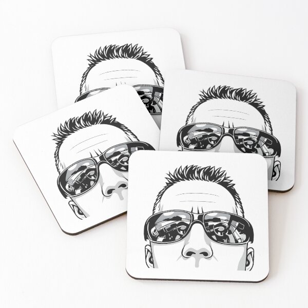 Item preview, Cyberpunk Hacker Portrait | Futuristic Sunglasses Digital Art designed and sold by ProWander1.