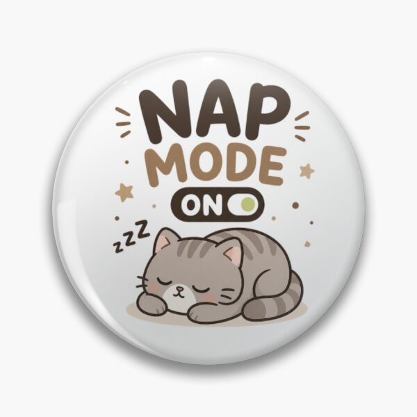 Item preview, Nap Mode ON Cute Sleeping Cat Kawaii Cozy Lazy Cat Design designed and sold by Cute-Corne.