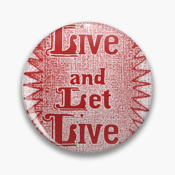 Item preview, Live and let live  designed and sold by Craft-Qasba .