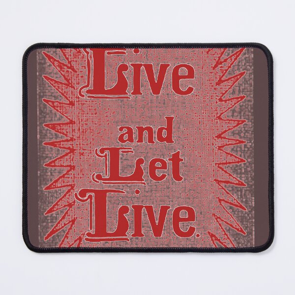 Item preview, Live and let live designed and sold by Craft-Qasba .