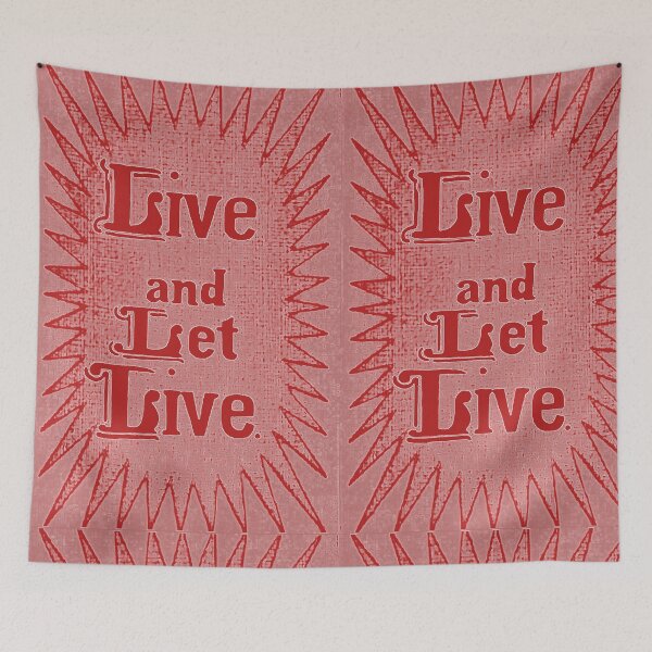 Item preview, Live and let live  designed and sold by Craft-Qasba .