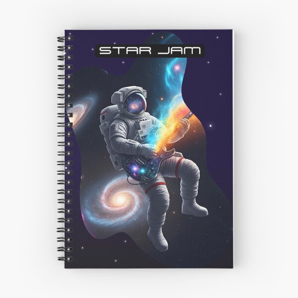 Item preview, Star Jam: Interstellar Astronaut Electric Guitarist designed and sold by CrimsonChords.