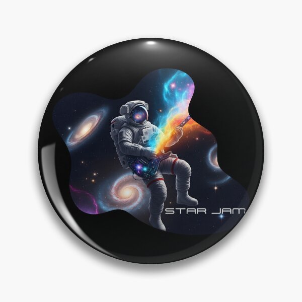 Item preview, Star Jam: Interstellar Astronaut Electric Guitarist designed and sold by CrimsonChords.