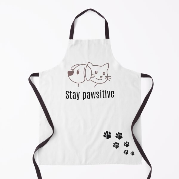 Item preview, Cute message to stay pawsitive designed and sold by SimpleDesign111.