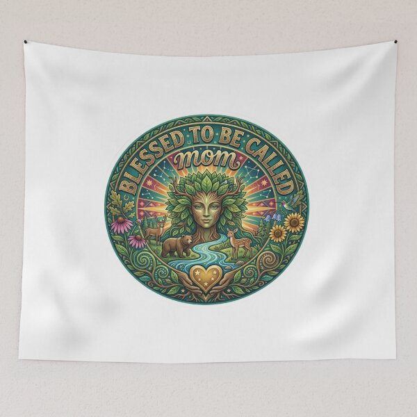 Item preview, Blessed To Be Called Mom | Mother Nature Earth Goddess Spirit designed and sold by Wear Sculpt.