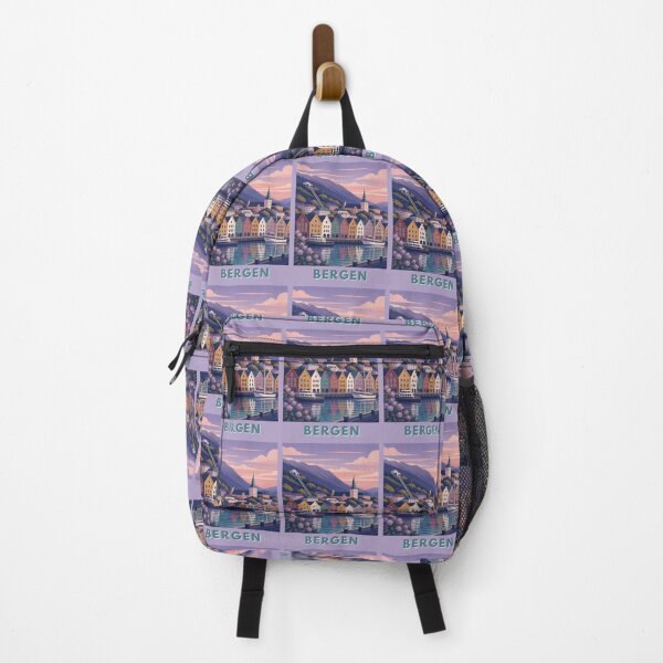 Item preview, Bergen Norway Travel Poster designed and sold by MatthewHeights.