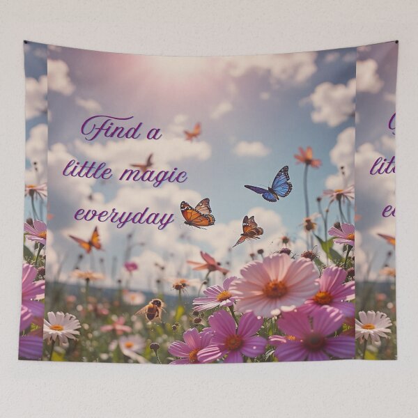 Item preview, Find a Little Magic Every Day Wall Art designed and sold by BeautifulVirtues.