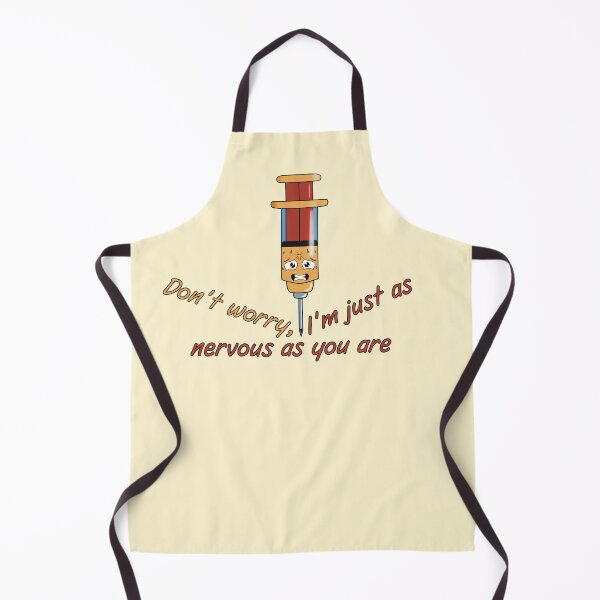 Item preview, Nervous Syringe - Funny Medical Humor Illustration designed and sold by Medico Design .