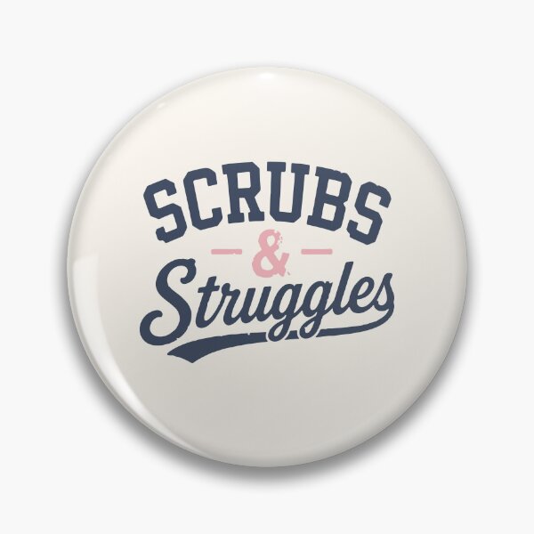 Artikelvorschau, Scrubs & Struggles — Lustiges Geschenk-T-Shirt für Krankenschwestern entworfen und verkauft von KiwyStudio.