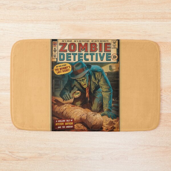 Item preview, Zombie Detective Investigating a Mummy designed and sold by PetsArt.