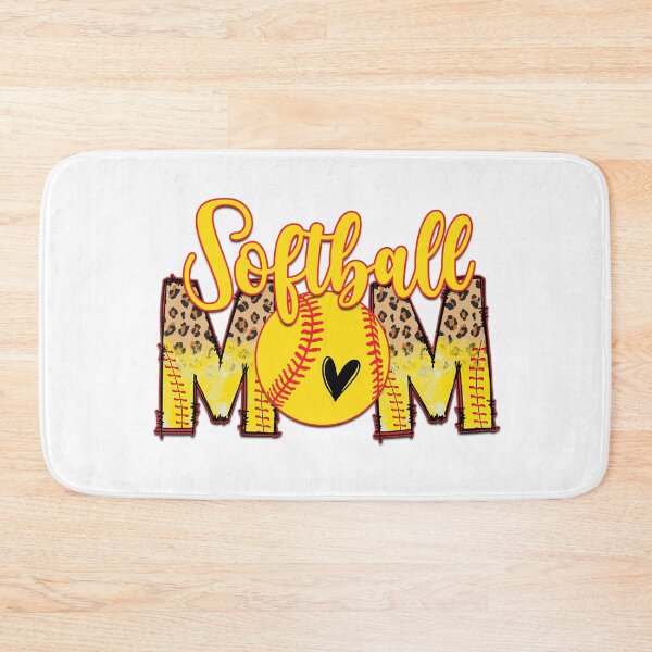 Item preview, Softball Mom Yellow Ball Leopard Pattern designed and sold by Krasnovaovaova.