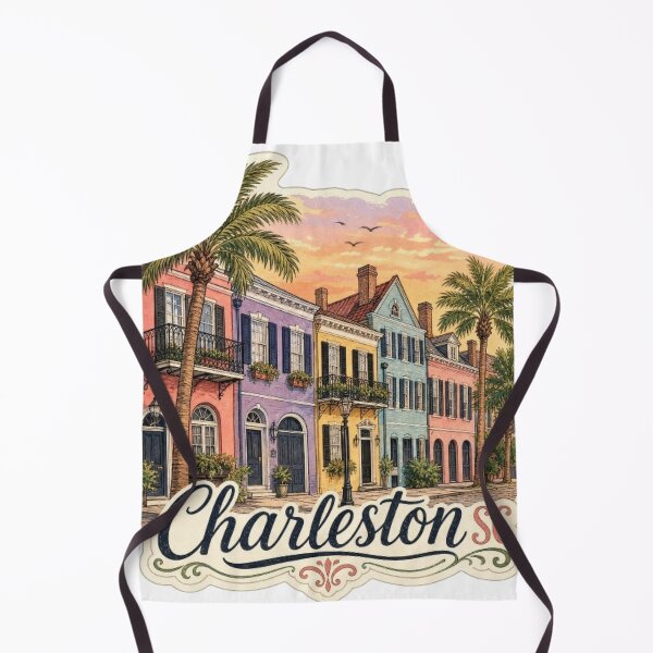 Item preview, Charleston SC Palm Trees Coastal Vintage Travel Sticker designed and sold by Modefissi.