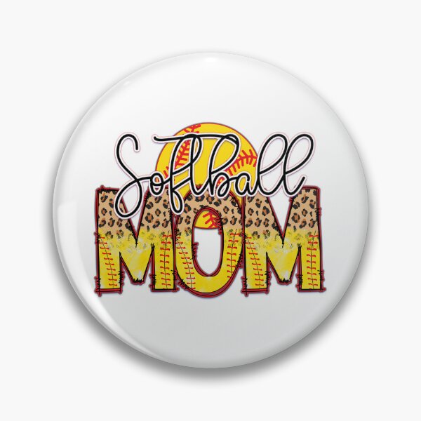 Item preview,  Softball Mom Yellow Ball Leopard Pattern designed and sold by Krasnovaovaova.