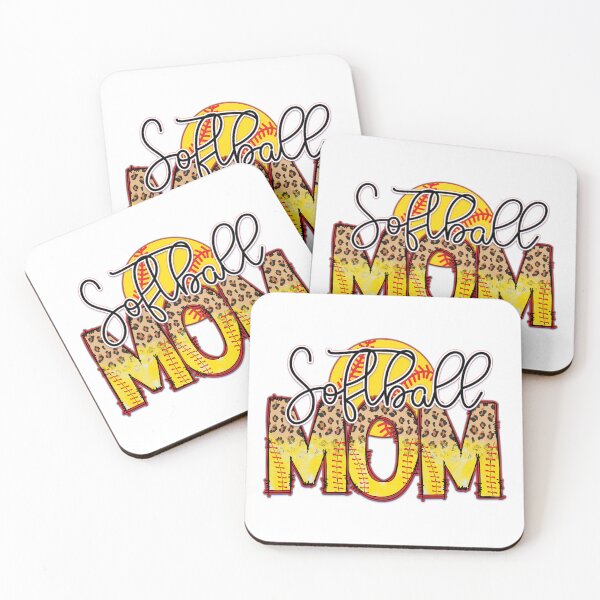 Item preview,  Softball Mom Yellow Ball Leopard Pattern designed and sold by Krasnovaovaova.