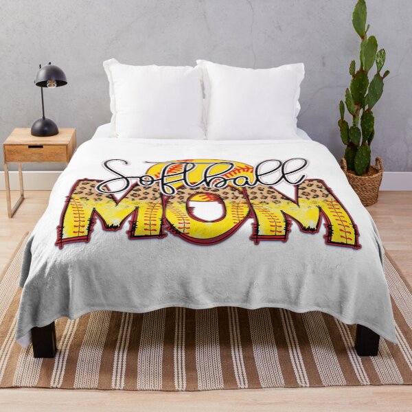 Item preview,  Softball Mom Yellow Ball Leopard Pattern designed and sold by Krasnovaovaova.