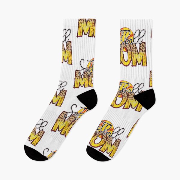 Item preview,  Softball Mom Yellow Ball Leopard Pattern designed and sold by Krasnovaovaova.