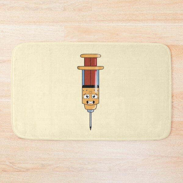 Item preview, Nervous Syringe - Funny Medical Humor Illustration designed and sold by Medico Design .