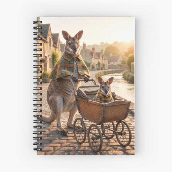 Item preview, Wallaby Mom and Joey Take a Stroll designed and sold by Tridentulus.