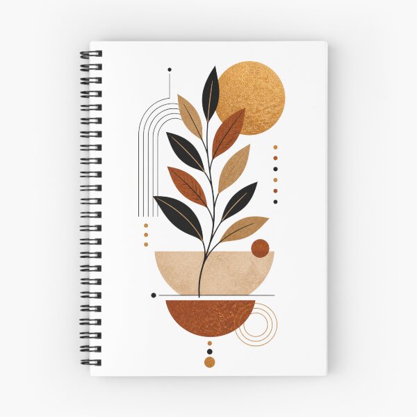 Item preview, Modern Boho Plant Art – Minimalist African Inspired Leaf & Geometric Design designed and sold by Rooted Culture.