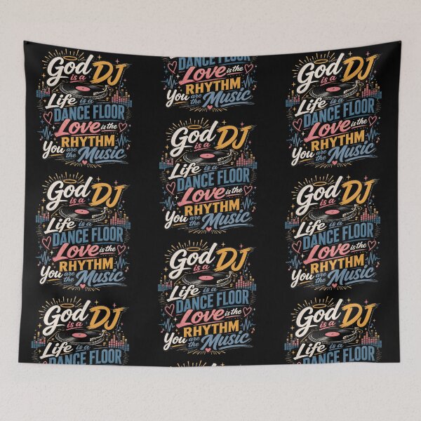 Item preview, God is a DJ Life is a Dance Floor Love is the Rhythm You are the Music designed and sold by hananananah.