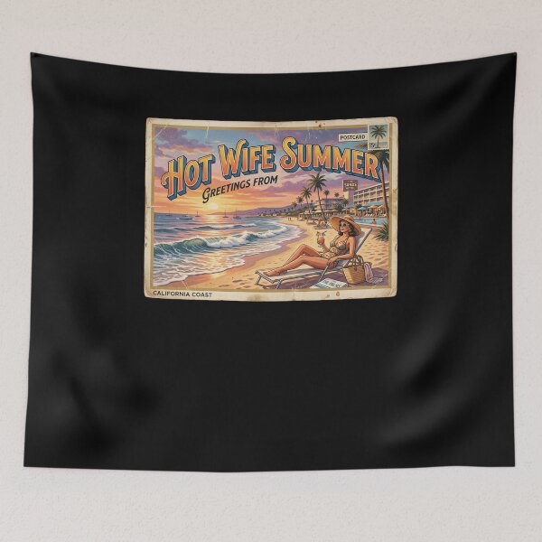 Item preview, Hot Wife Summer Greetings From California Coast designed and sold by snowry.