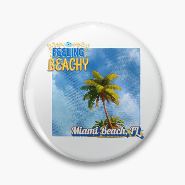 Item preview,  Feeling Beachy – Miami Beach, FL Palm Tree Shirt | Florida Beach Summer Vibes designed and sold by DonnaRaine.