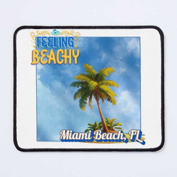 Item preview, Feeling Beachy – Miami Beach, FL Palm Tree Shirt | Florida Beach Summer Vibes designed and sold by DonnaRaine.